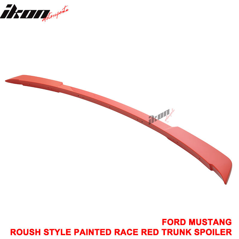 Clearance Sale Fits 15-23 Ford Mustang Coupe Rear Trunk Spoiler R Style #PQ Red