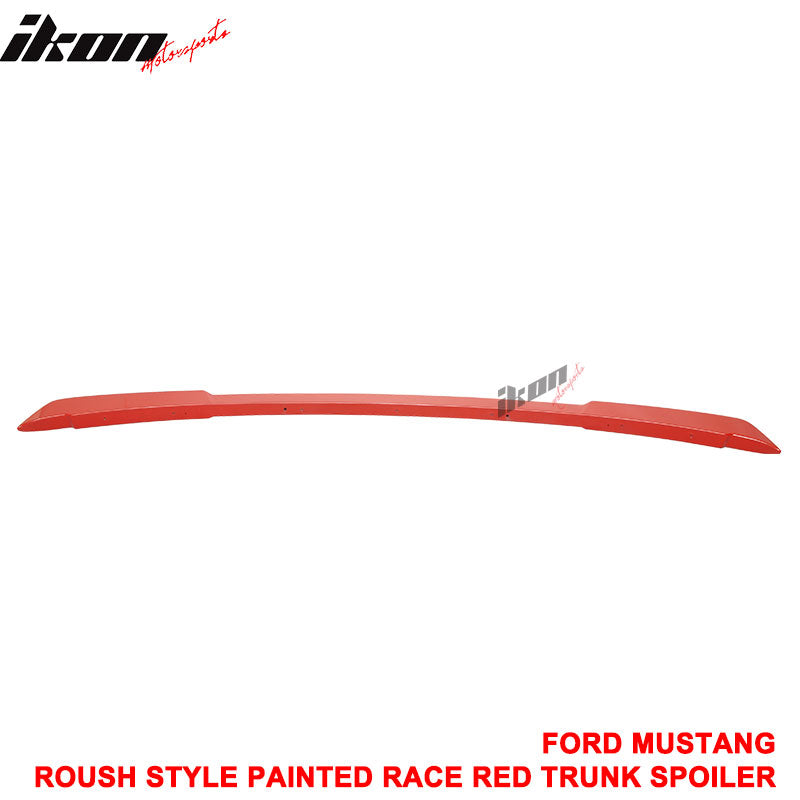 Clearance Sale Fits 15-23 Ford Mustang Coupe Rear Trunk Spoiler R Style #PQ Red