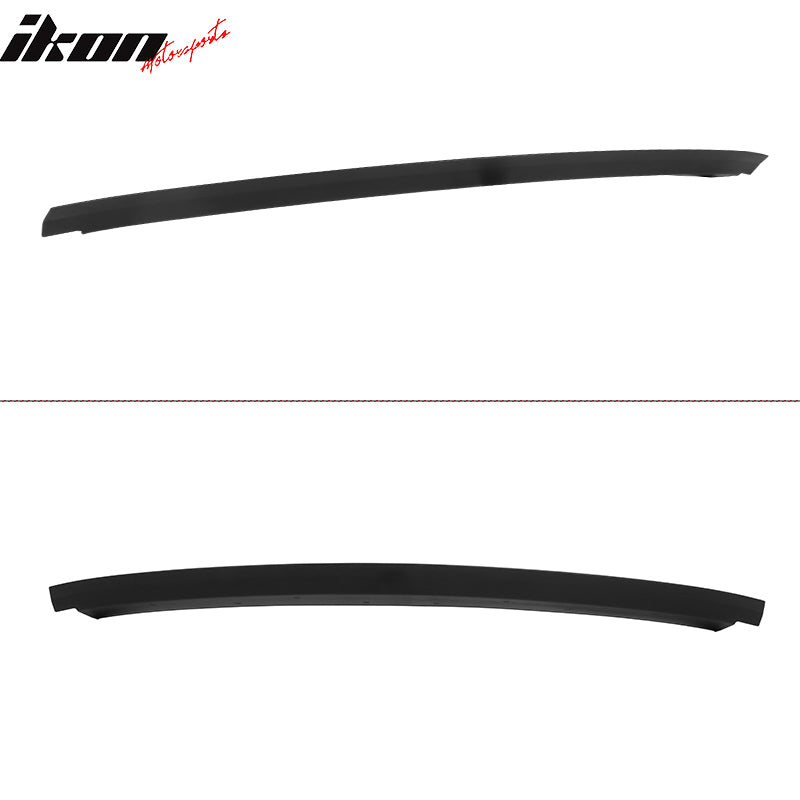 IKON MOTORSPORTS, Trunk Spoiler Compatible With 2015-2022 Ford Mustang 2-Door Coupe & Convertible, R Spec Style Magnetic Metallic ABS Rear Tail Wing Boot Lid