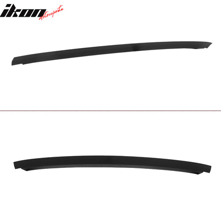 IKON MOTORSPORTS, Trunk Spoiler Compatible With 2015-2022 Ford Mustang 2-Door Coupe & Convertible, R Spec Style Magnetic Metallic ABS Rear Tail Wing Boot Lid