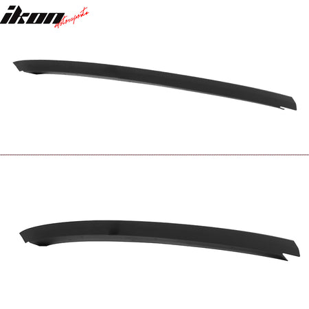 IKON MOTORSPORTS, Trunk Spoiler Compatible With 2015-2022 Ford Mustang 2-Door Coupe & Convertible, R Spec Style Magnetic Metallic ABS Rear Tail Wing Boot Lid