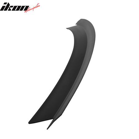 IKON MOTORSPORTS, Trunk Spoiler Compatible With 2015-2022 Ford Mustang 2-Door Coupe & Convertible, R Spec Style Magnetic Metallic ABS Rear Tail Wing Boot Lid