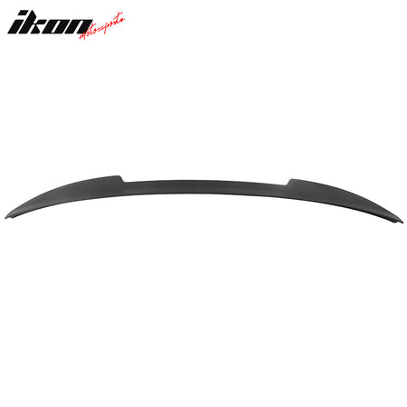 Fits 21-24 Ford Mustang Mach-E IKON Style Matte Black MID Trunk Spoiler Wing ABS