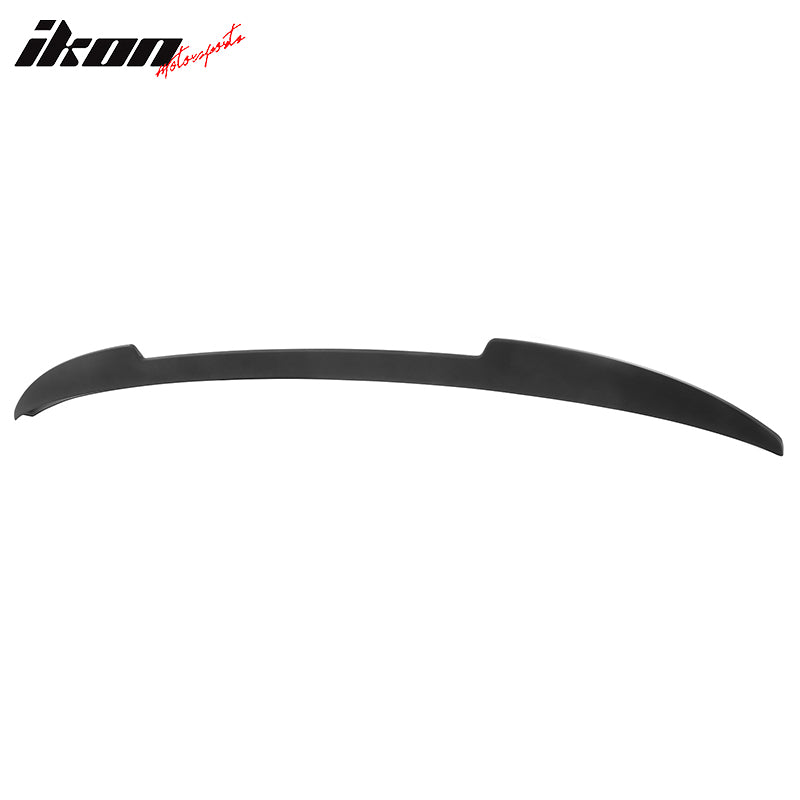 Fits 21-24 Ford Mustang Mach-E IKON Style Matte Black MID Trunk Spoiler Wing ABS