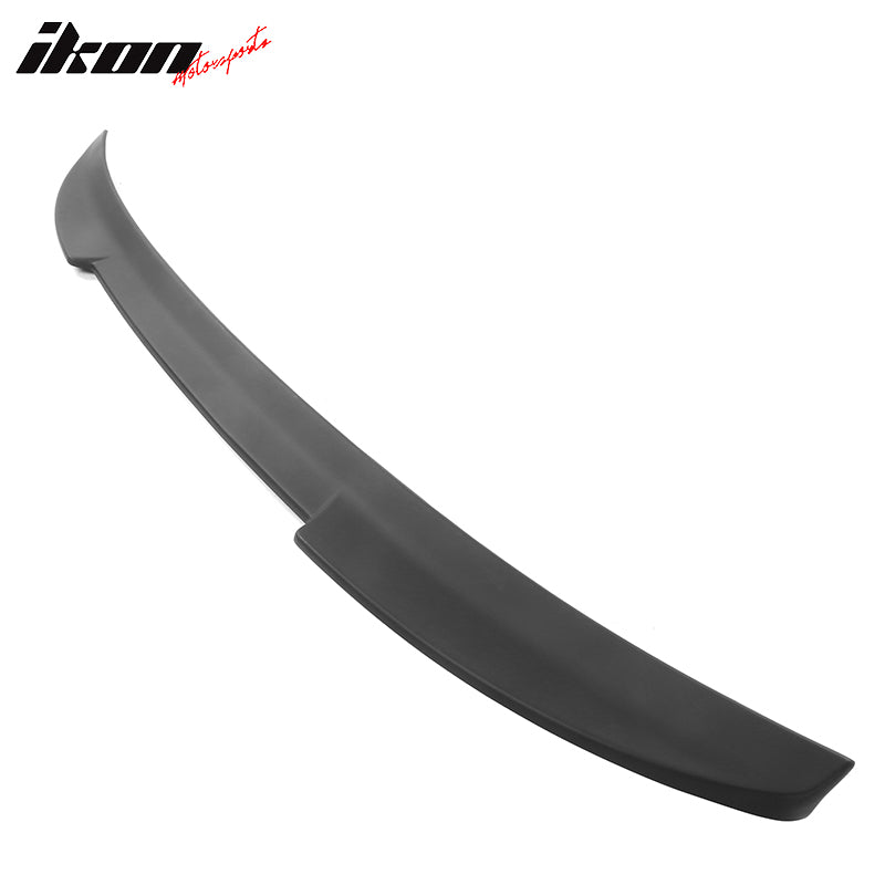 Fits 21-24 Ford Mustang Mach-E IKON Style Matte Black MID Trunk Spoiler Wing ABS