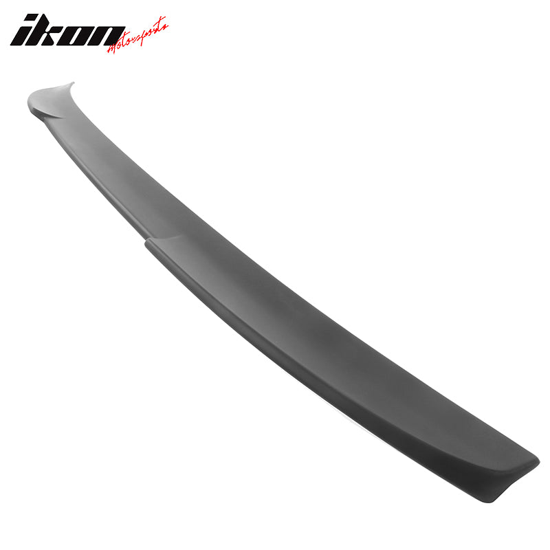 Fits 21-24 Ford Mustang Mach-E IKON Style Matte Black MID Trunk Spoiler Wing ABS