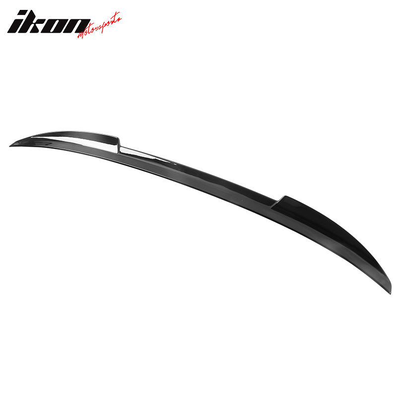 Fits 21-24 Ford Mustang Mach-E IKON Style Gloss Black MID Rear Trunk Spoiler ABS