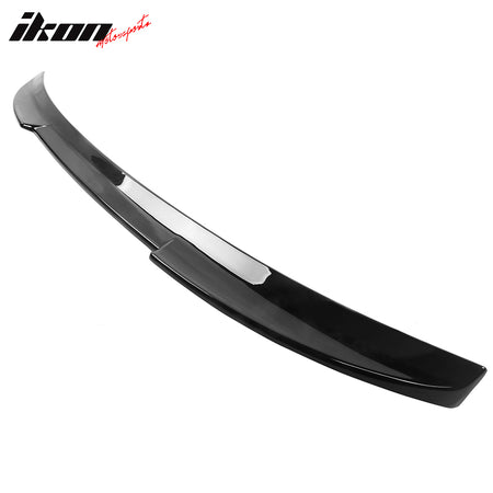 Fits 21-24 Ford Mustang Mach-E IKON Style Gloss Black MID Rear Trunk Spoiler ABS