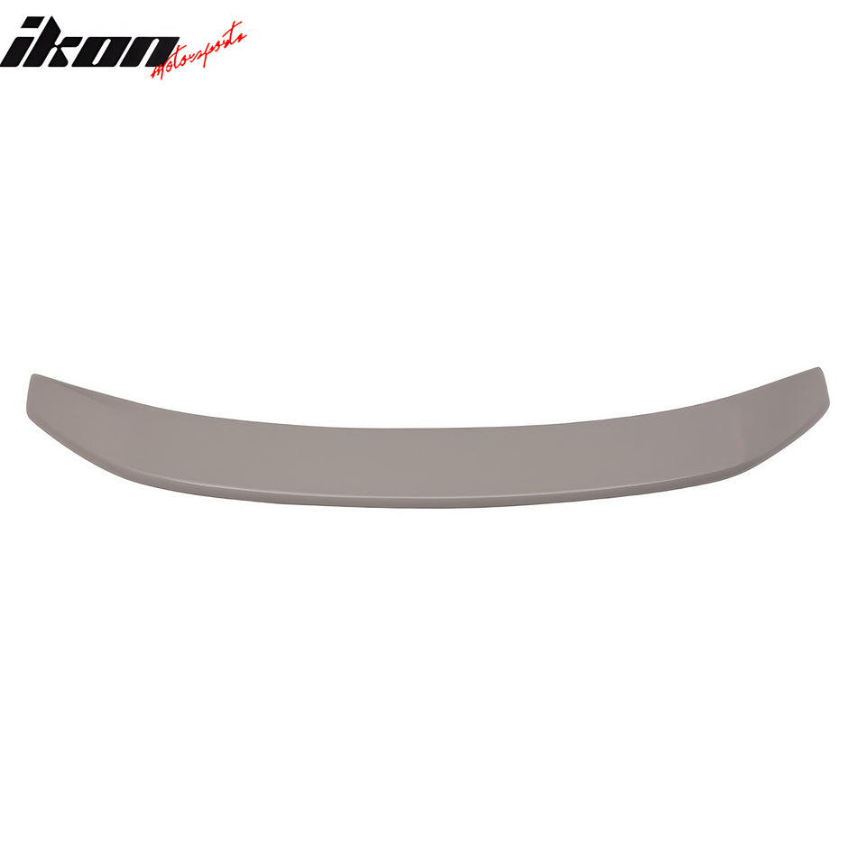 IKON MOTORSPORTS, Trunk Spoiler Compatible with 2013-2019 Ford Taurus, OE Factory Style ABS Plastic Rear Trunk Lid Spoiler