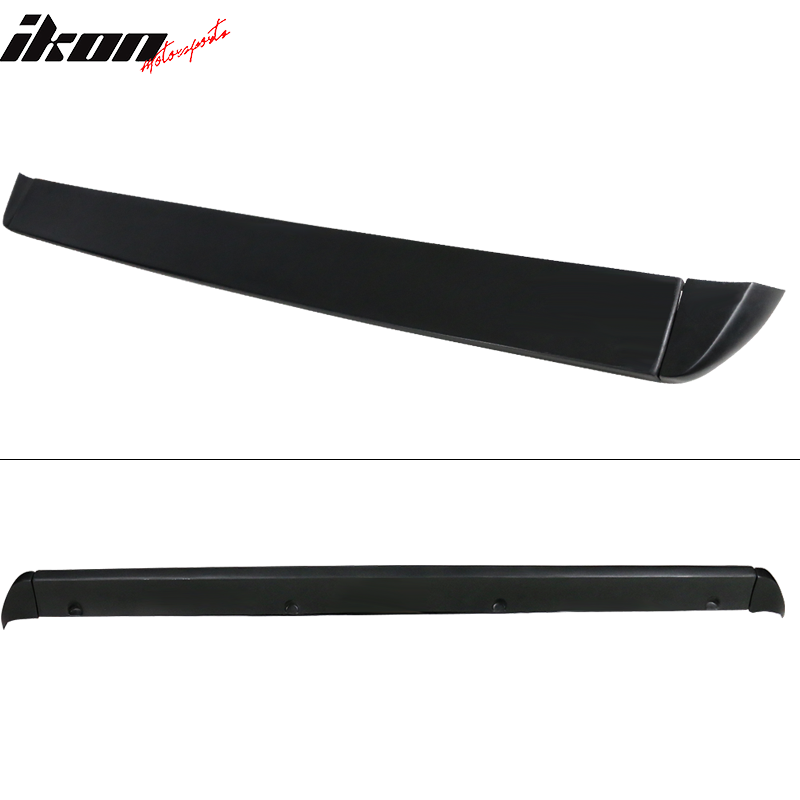 Trunk Spoiler Compatible With 2007-2014 GMC Sierra SS, Rear Trunk Tailgate Spoiler Wing Lip 3Pc Set By IKON MOTORSPORTS