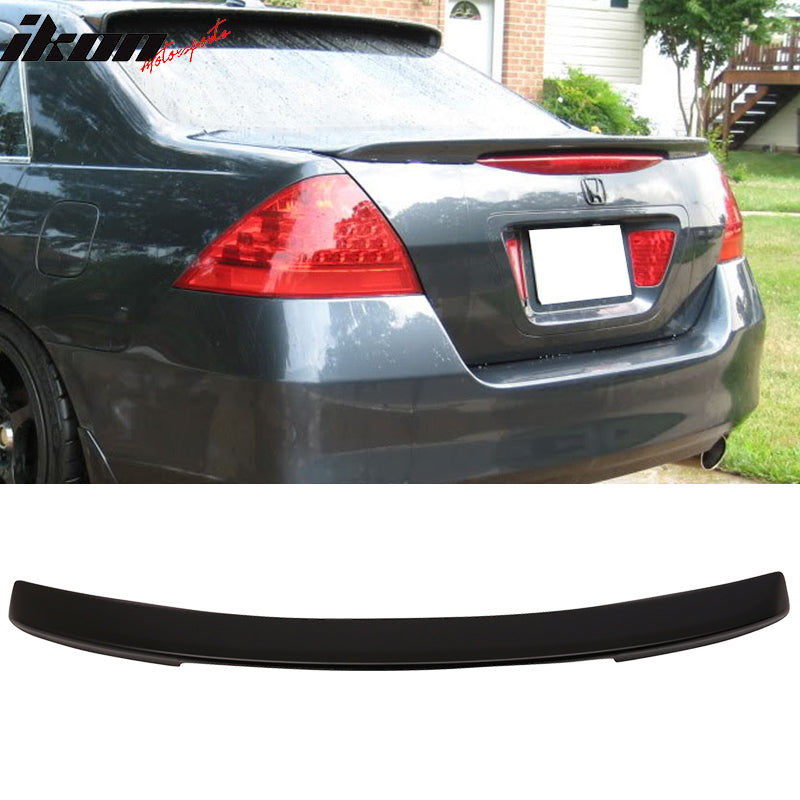 2006-2007 Honda Accord Sedan OE Style Unpainted Trunk Spoiler Wing ABS