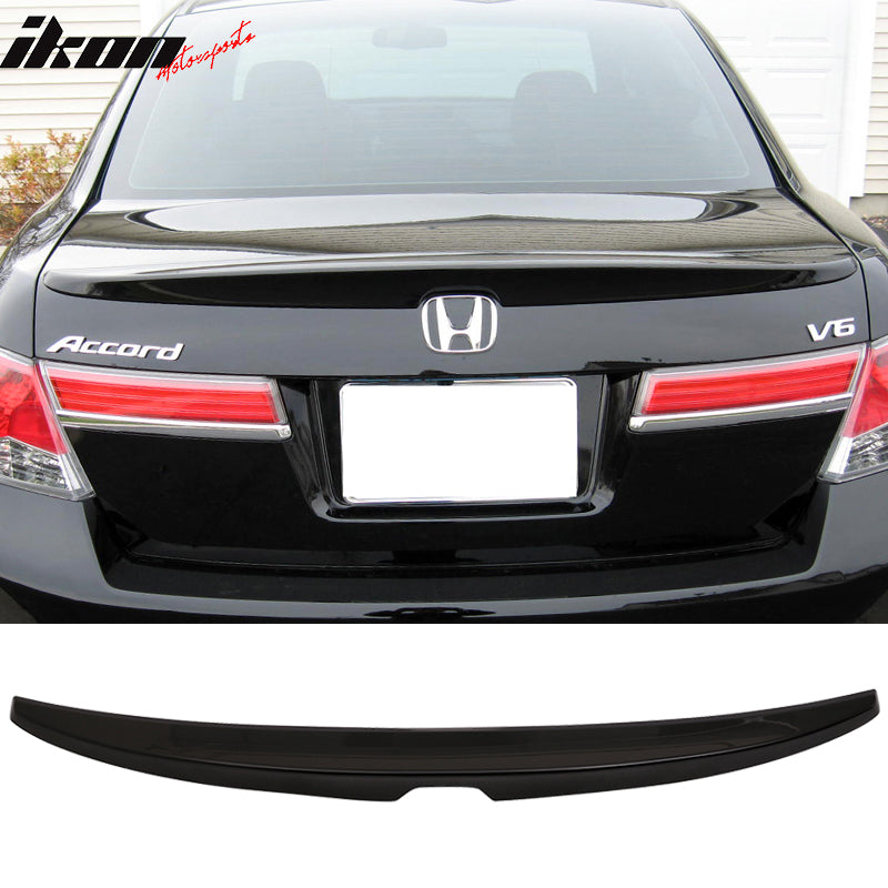 2008-12 Honda Accord OE Painted Crystal Black Pearl Rear Spoiler Wing