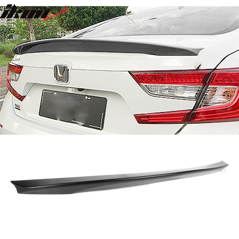 2018-2022 Honda Accord V3 Style Gloss Black Rear Spoiler Wing ABS