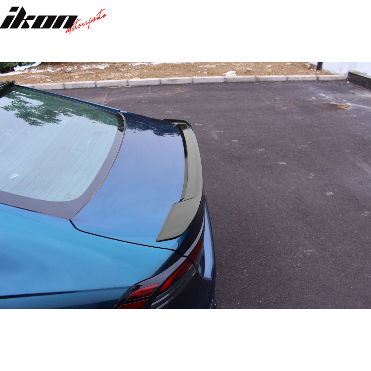 Fits 23-24 Honda Accord 11th OE Style Rear Trunk Spoiler Wing Black ABS