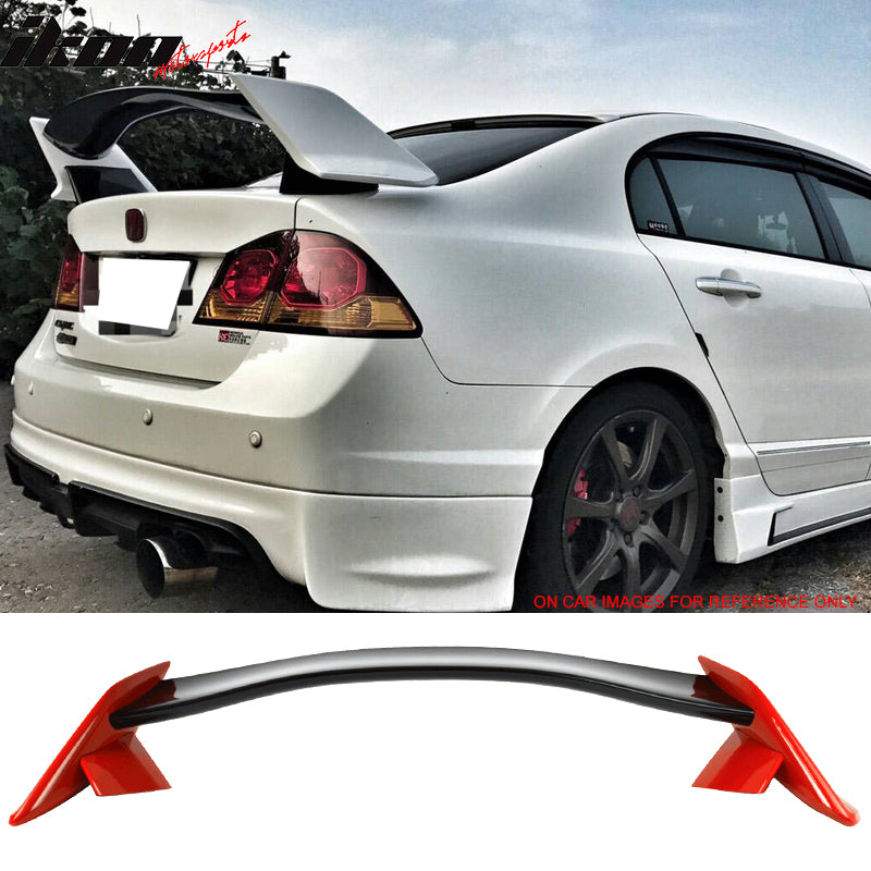 06-11 Honda Civic 8th FD1 FD2 Sedan 4Dr Gen X Type R ABS Trunk Spoiler