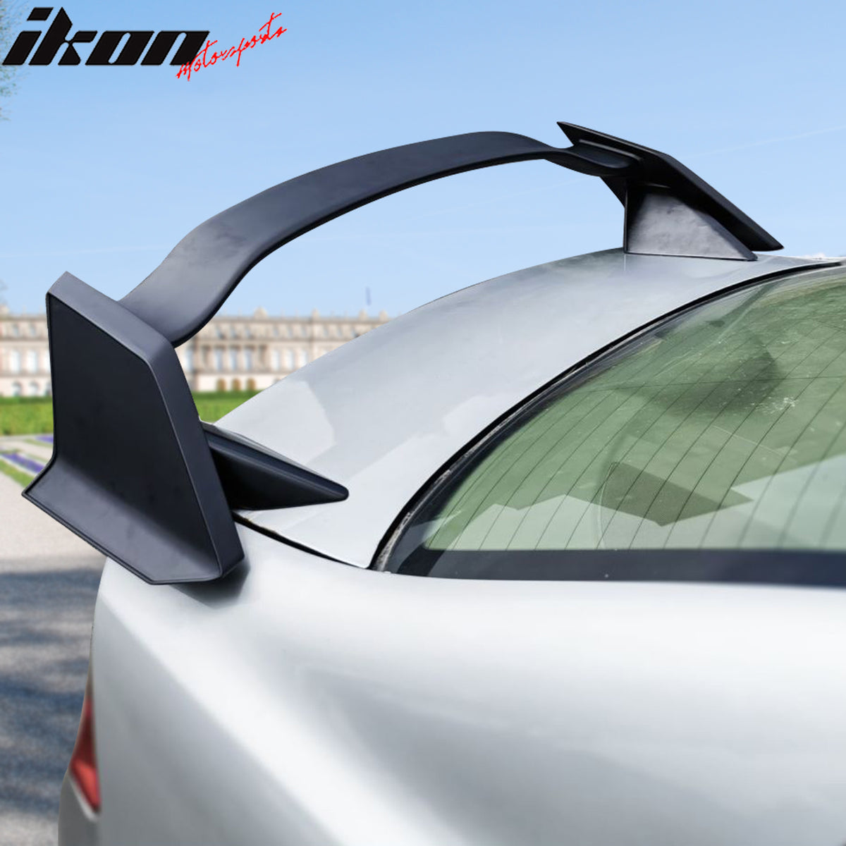 Fits 06-11 Honda Civic Sedan Type-R ABS Add-on Trunk Spoiler Lip - Matte Black