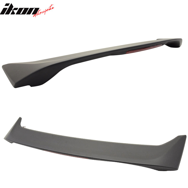 Fits 06-11 Honda Civic Sedan OE Factory Painted Matte Black Trunk Spoiler & LED