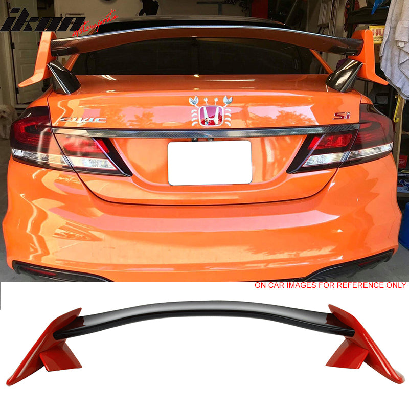 12-15 Honda Civic 9th Gen FB Sedan 4Dr Gen X Type R Trunk ABS Spoiler