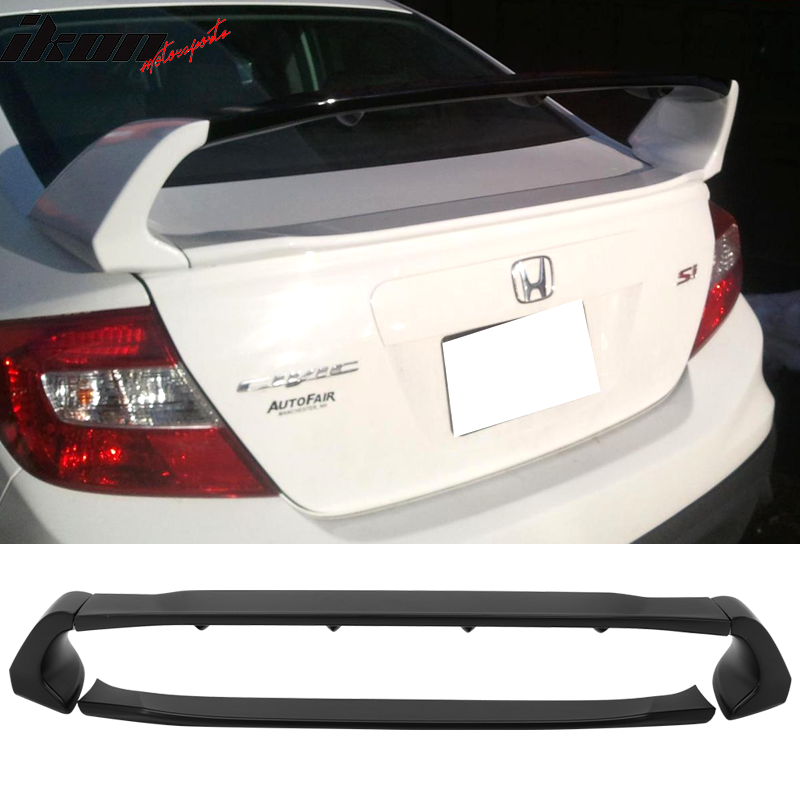 Fits 12-15 Honda Civic Sedan 4DR Mugen Trunk Spoiler