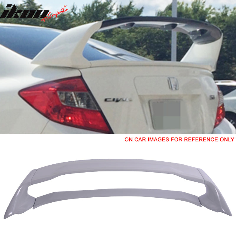 Fits 12-15 Honda Civic Sedan 4DR Mugen Trunk Spoiler