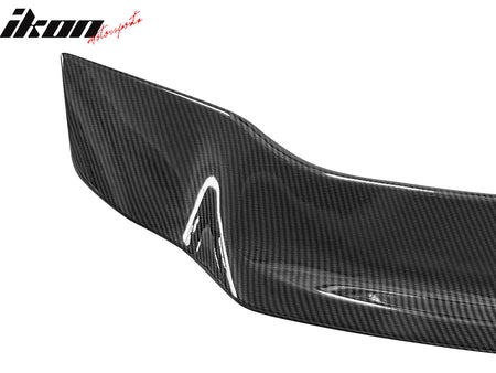 Fits 13-15 Honda Civic 9th Gen Trunk Spoiler R Style ABS Wing Carbon Fiber Print