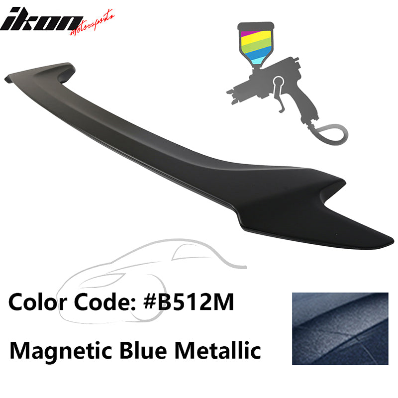 2016-2020 Honda Civic #B512M Magnetic Blue Metallic Trunk Spoiler ABS