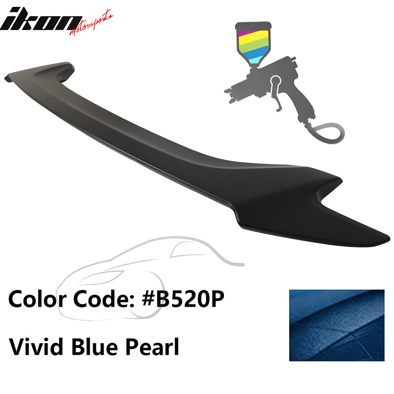 2016-2020 Honda Civic OE #B520P Vivid Blue Pearl Trunk Spoiler ABS