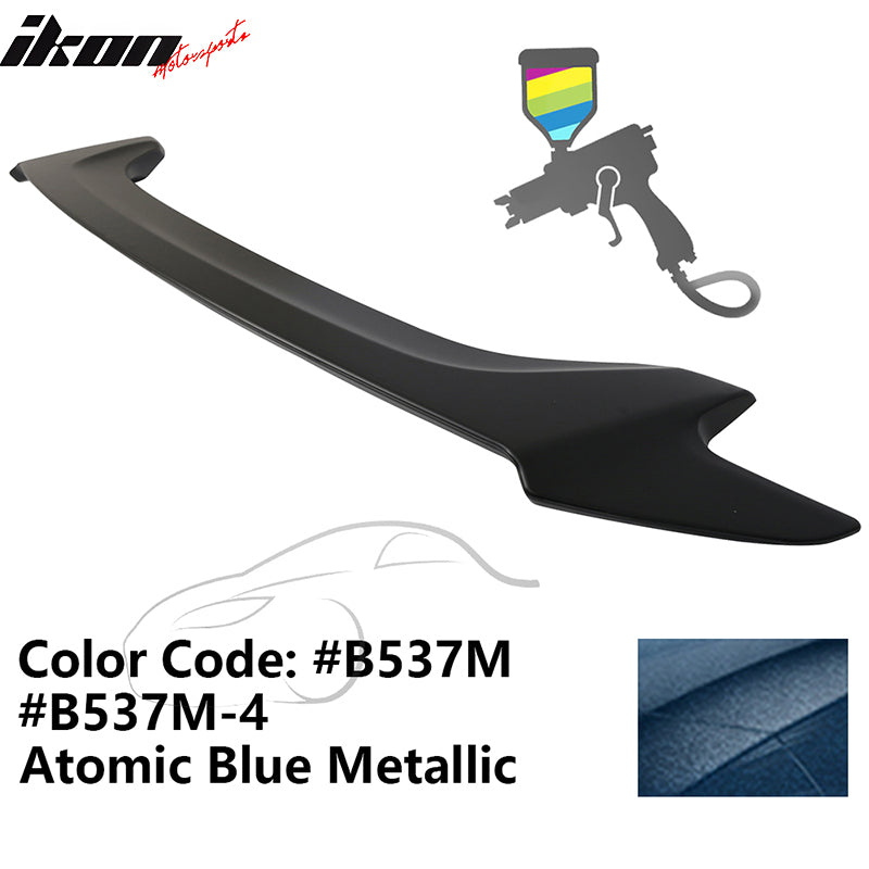 2016-2020 Honda Civic OE #B537M Atomic Blue Metallic Trunk Spoiler ABS