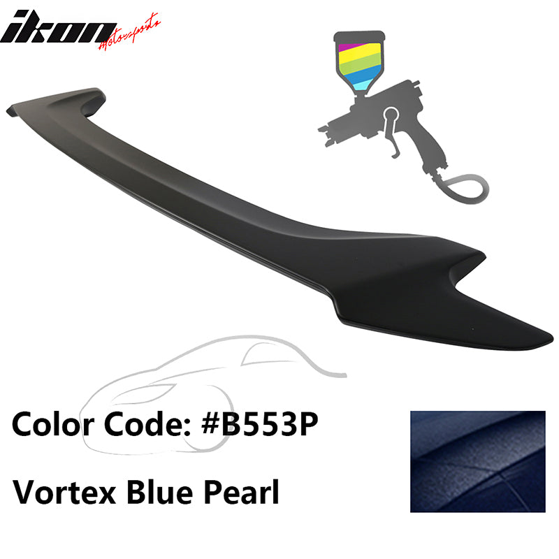 2016-2020 Honda Civic OE #B553P Vortex Blue Pearl Trunk Spoiler ABS