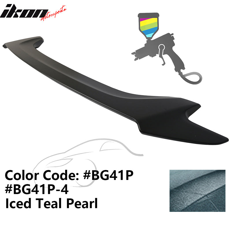 2016-2020 Honda Civic OE #BG41P Iced Teal Pearl Trunk Spoiler ABS