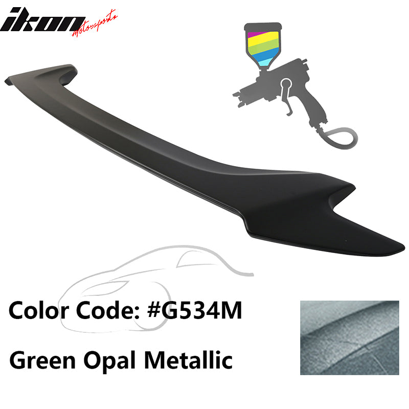 2016-2020 Honda Civic OE #G534M Green Opal Metallic Trunk Spoiler ABS