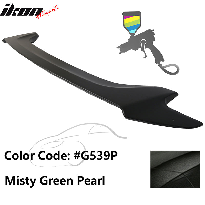 2016-2020 Honda Civic OE #G539P Misty Green Pearl Trunk Spoiler ABS