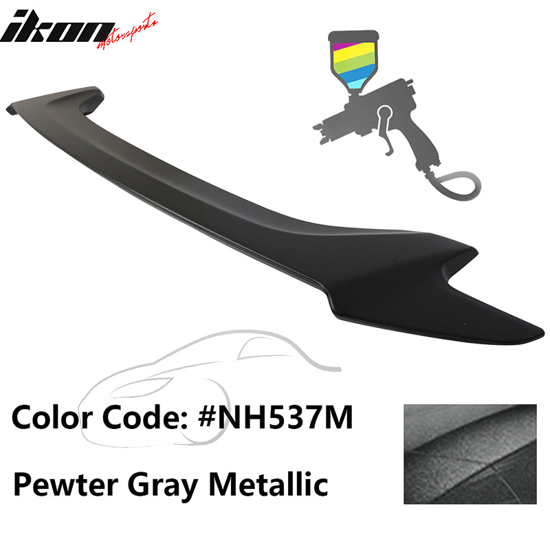 2016-2020 Honda Civic #NH537M Pewter Gray Metallic Trunk Spoiler ABS