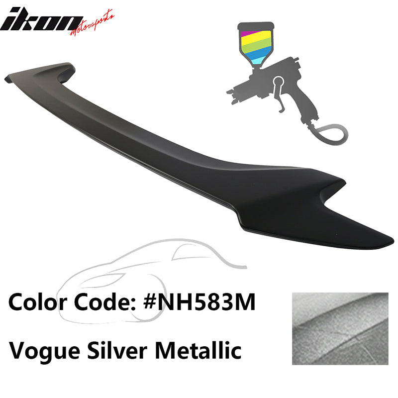 2016-2020 Honda Civic #NH583M Vogue Silver Metallic Trunk Spoiler ABS