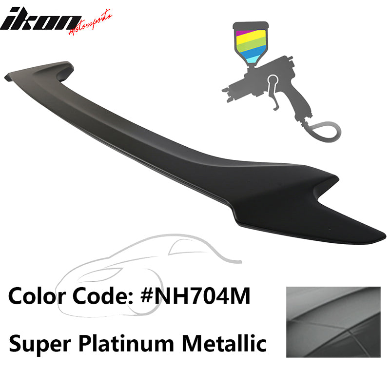 2016-2020 Honda Civic OE #NH704M Super Platinum Trunk Spoiler ABS