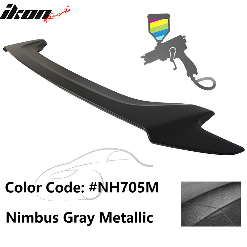 2016-2020 Honda Civic #NH705M Nimbus Gray Metallic Trunk Spoiler ABS