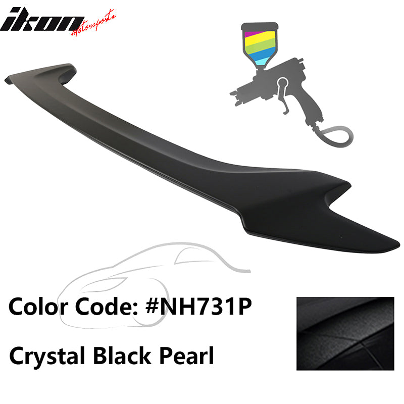 2016-2020 Honda Civic OE #NH731P Crystal Black Pearl Trunk Spoiler ABS