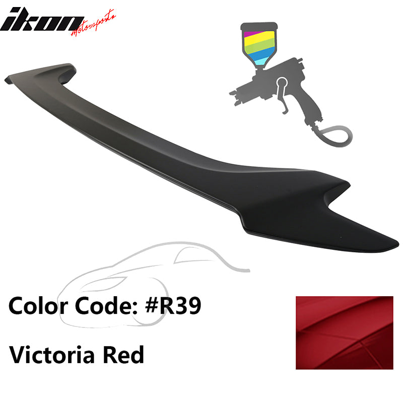 2016-2020 Honda Civic OE #R39 Victoria Red Trunk Spoiler ABS