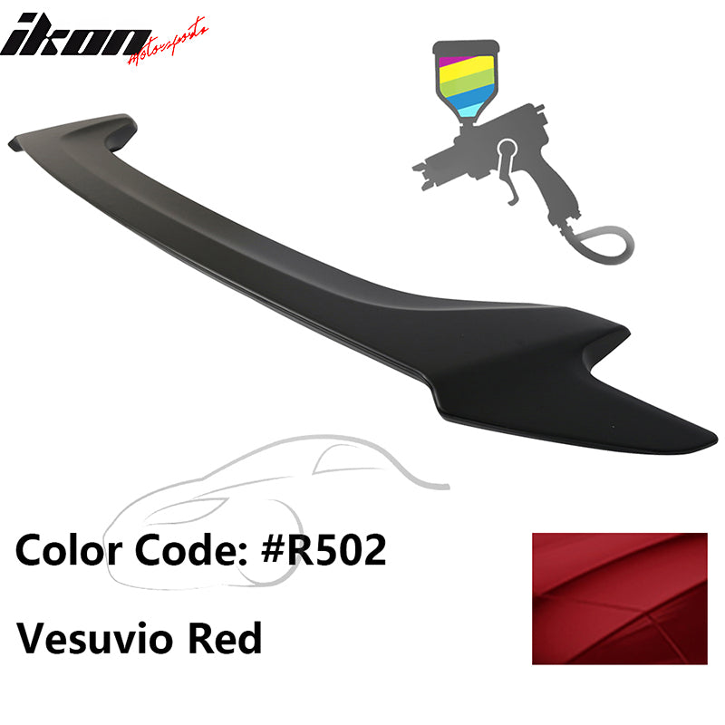 2016-2020 Honda Civic OE #R502 Vesuvio Red Trunk Spoiler ABS