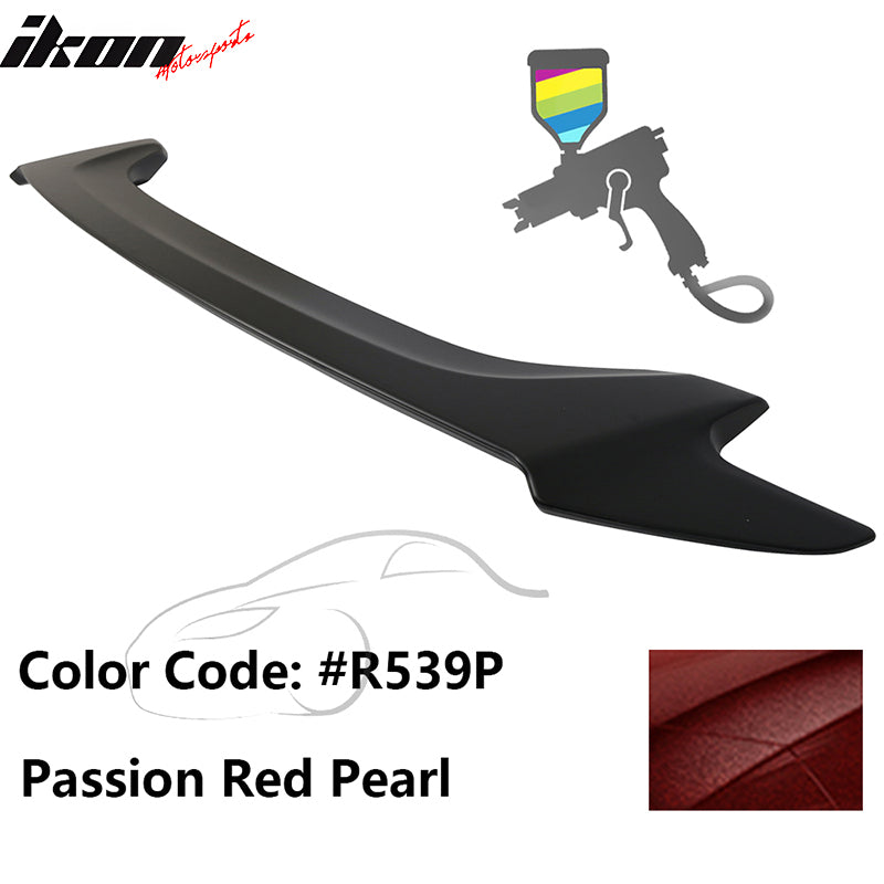 2016-2020 Honda Civic OE #R539P Passion Red Pearl Trunk Spoiler ABS