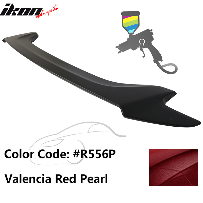 2016-2020 Honda Civic OE #R556P Valencia Red Pearl Trunk Spoiler ABS