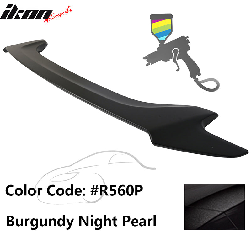 2016-2020 Honda Civic OE #R560P Burgundy Night Pearl Trunk Spoiler ABS