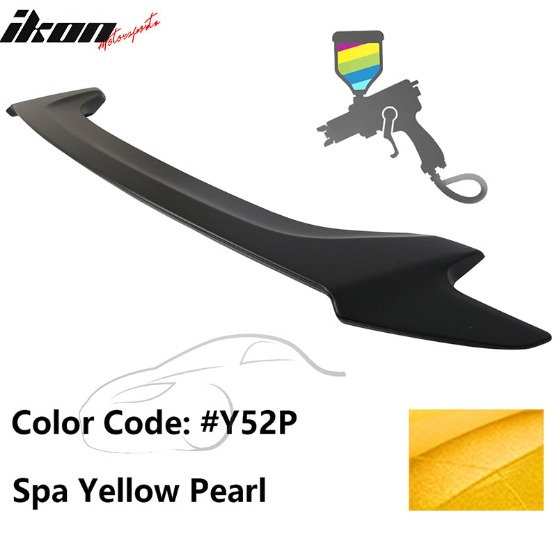 2016-2020 Honda Civic OE #Y52P Spa Yellow Pearl Trunk Spoiler ABS