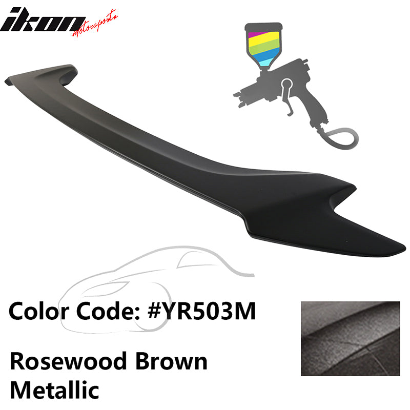 2016-2020 Honda Civic OE Rosewood Brown Metallic Trunk Spoiler ABS