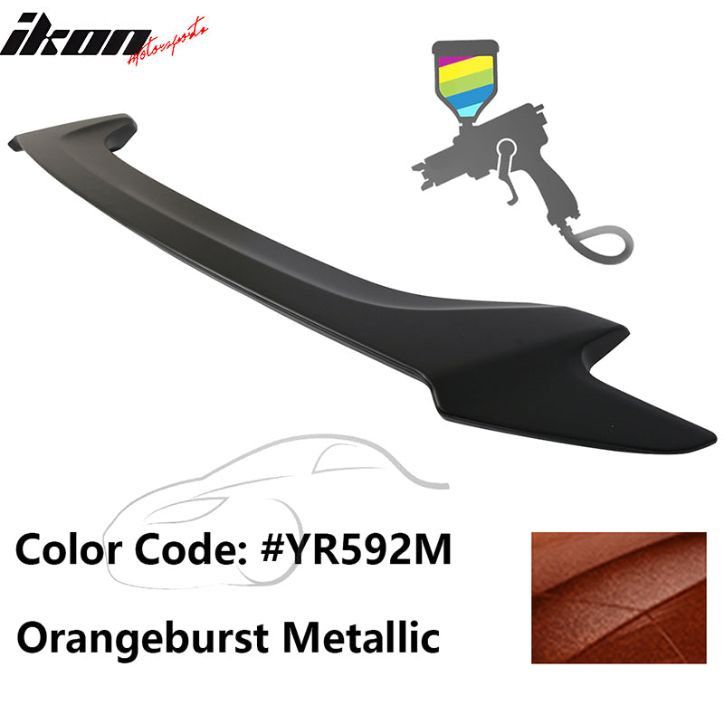 2016-2020 Honda Civic O#YR592M Orangeburst Metallic Trunk Spoiler ABS