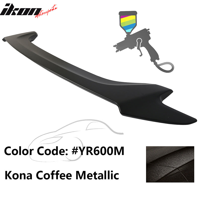 2016-2020 Honda Civic #YR600M Kona Coffee Metallic Trunk Spoiler ABS