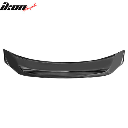 IKON MOTORSPORTS, Trunk Spoiler Compatible with 2016-2021 Honda Civic Sedan 4-Door, R Style Painted ABS Plastic Rear Trunk Lid Spoiler Wing Lip