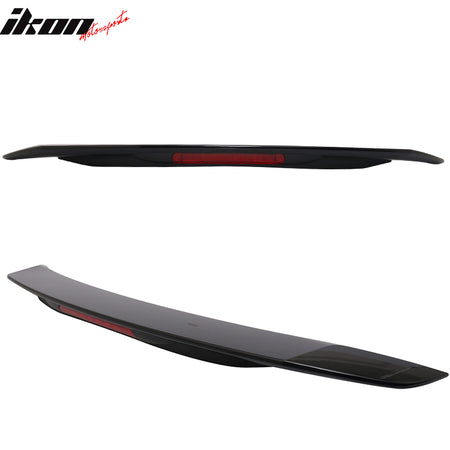 16-21 Civic Sedan RS SI Style Trunk Spoiler 3RD LED #NH731P Crystal Black Pearl