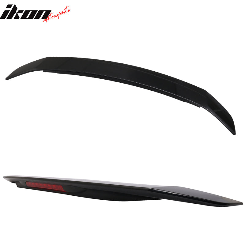 16-21 Civic Sedan RS SI Style Trunk Spoiler 3RD LED #NH731P Crystal Black Pearl