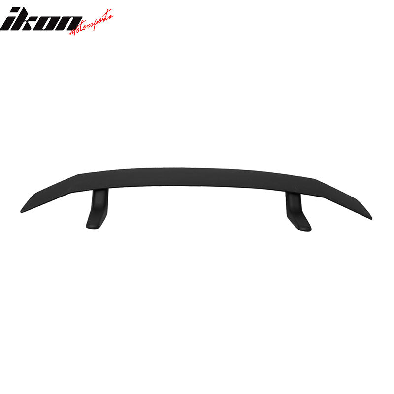 IKON MOTORSPORTS, Trunk Spoiler Compatible With 2016-2021 Honda Civic 4DR Sedan, SI Coupe Style ABS Plastic Rear Tail Lip Wing Painted Color, 2017 2018 2019 2020